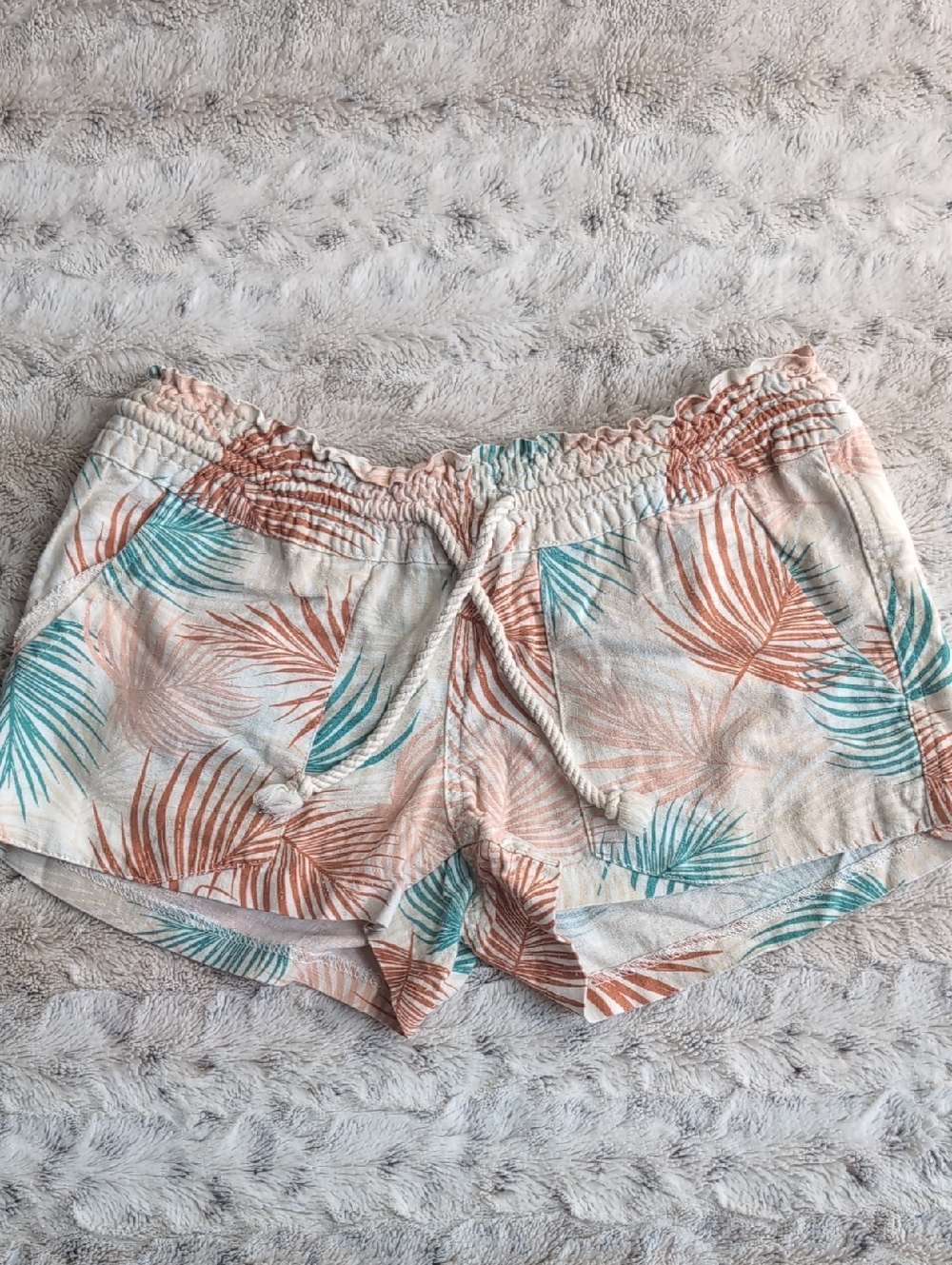 Roxy Oceanside Linen Blend Beach Shorts